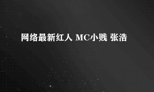 网络最新红人 MC小贱 张浩