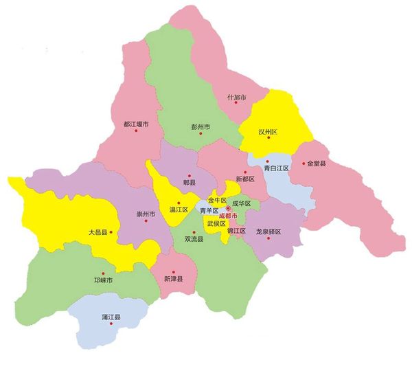 成都市的七区十二县分别指的是什么？