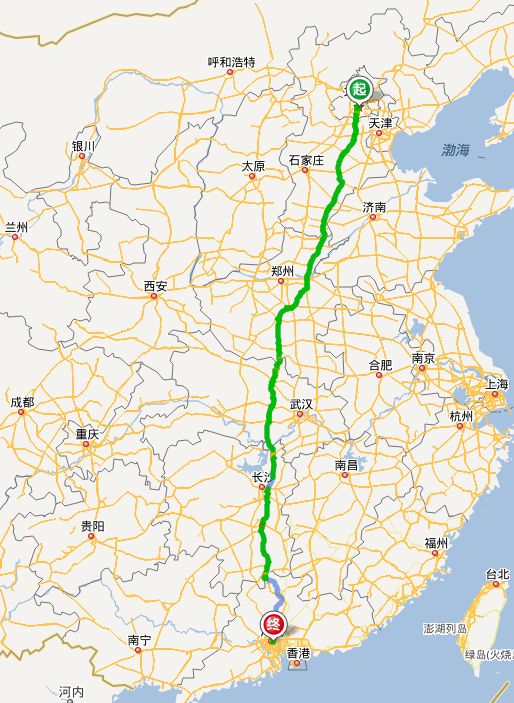 北京开车到广州要多少公里，时间，过路费，油钱